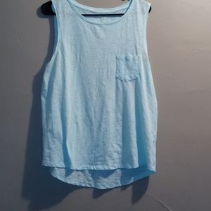 Blue tank top